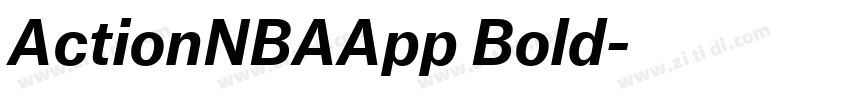 ActionNBAApp Bold字体转换 ActionNBAApp Bold字体转换